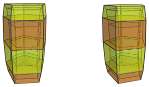 The
5,10-duoprism, showing 4/10 pentagonal prisms