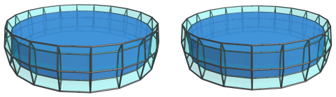 The
5,20-duoprism, showing 1/5 icosagonal prisms