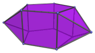 A biaugmented pentagonal
prism