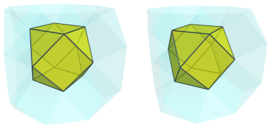 Parallel projection of
K4.129, showing cuboctahedral cell