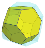 Parallel
projection of cantitruncated 5-cell, showing nearest cell