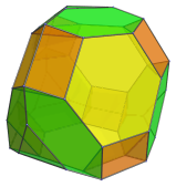 Parallel
projection of cantitruncated 5-cell, showing near side cells