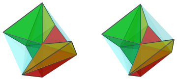 Parallel
projection of the bidecachoron, showing 6/12 near side cells