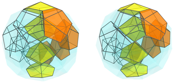 Parallel
projection of the square antitegmatic hecatontetracontatetrachoron, showing 2nd
ring