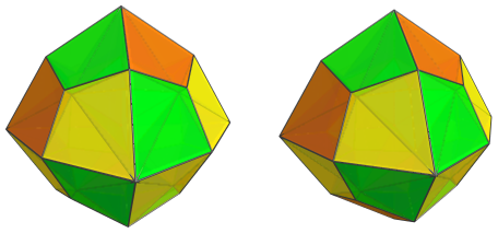 Parallel
projection of rhombipyramidal hecatonenneacontadichoron, showing 24/24 3rd
layer cells