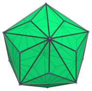 The triakis
icosahedron