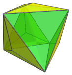 Perspective projection of the rectified 5-cell