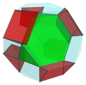 The
runcitruncated 5-cell, showing 6 surrounding triangular prisms