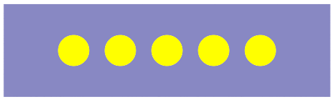 Circular cross-sections
produced by cylinder